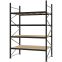 Weitspannregal Grundregal FORTIS, 3.000×2.000×1.000 mm, Spanplatte