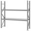 Weitspannregal Grundregal FORTIS, 2.000×2.000×500 mm, verzinkt