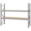 Weitspannregal Grundregal FORTIS, 2.000×2.500×600 mm, Spanplatte