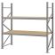Weitspannregal Grundregal FORTIS, 2.000×2.000×800 mm, Spanplatte