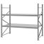 Weitspannregal Grundregal FORTIS, 2.000×2.250×1.000 mm, verzinkt