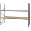 Weitspannregal Grundregal FORTIS, 2.000×2.500×1.000 mm, Spanplatte