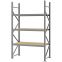 Weitspannregal Grundregal FORTIS, 2.500×1.500×600 mm, Spanplatte