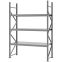 Weitspannregal Grundregal FORTIS, 2.500×1.750×600 mm, verzinkt