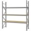 Weitspannregal Grundregal FORTIS, 2.500×2.250×600 mm, Spanplatte