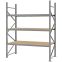 Weitspannregal Grundregal FORTIS, 2.500×2.000×800 mm, Spanplatte