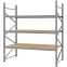 Weitspannregal Grundregal FORTIS, 2.500×2.250×1.000 mm, Spanplatte