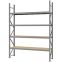 Weitspannregal Grundregal FORTIS, 3.000×2.250×500 mm, Spanplatte