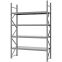 Weitspannregal Grundregal FORTIS, 3.000×2.000×600 mm, verzinkt