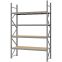 Weitspannregal Grundregal FORTIS, 3.000×2.000×600 mm, Spanplatte