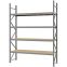 Weitspannregal Grundregal FORTIS, 3.000×2.250×600 mm, Spanplatte
