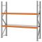 Weitspannregal Grundregal FORTIS, 2.000×2.000×500 mm, verzinkt