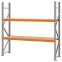 Weitspannregal Grundregal FORTIS, 2.000×2.000×500 mm, Spanplatte