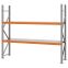 Weitspannregal Grundregal FORTIS, 2.000×2.250×500 mm, verzinkt