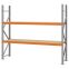 Weitspannregal Grundregal FORTIS, 2.000×2.250×500 mm, Spanplatte