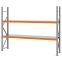 Weitspannregal Grundregal FORTIS, 2.000×2.500×500 mm, verzinkt