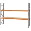 Weitspannregal Grundregal FORTIS, 2.000×2.500×500 mm, Spanplatte