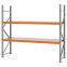 Weitspannregal Grundregal FORTIS, 2.000×2.250×600 mm, verzinkt