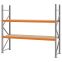 Weitspannregal Grundregal FORTIS, 2.000×2.250×600 mm, Spanplatte