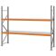 Weitspannregal Grundregal FORTIS, 2.000×2.500×600 mm, verzinkt