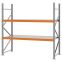Weitspannregal Grundregal FORTIS, 2.000×2.000×800 mm, verzinkt