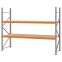 Weitspannregal Grundregal FORTIS, 2.000×2.500×800 mm, Spanplatte