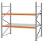 Weitspannregal Grundregal FORTIS, 2.000×2.000×1.000 mm, verzinkt