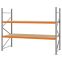 Weitspannregal Grundregal FORTIS, 2.000×2.500×1.000 mm, Spanplatte