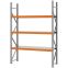 Weitspannregal Grundregal FORTIS, 2.500×1.750×500 mm, verzinkt