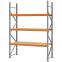 Weitspannregal Grundregal FORTIS, 2.500×1.750×600 mm, Spanplatte