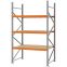 Weitspannregal Grundregal FORTIS, 2.500×1.500×800 mm, Spanplatte