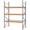Weitspannregal Grundregal FORTIS, 2.500×1.750×800 mm, verzinkt