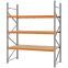 Weitspannregal Grundregal FORTIS, 2.500×2.000×800 mm, Spanplatte