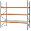 Weitspannregal Grundregal FORTIS, 2.500×2.500×1.000 mm, verzinkt