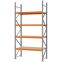 Weitspannregal Grundregal FORTIS, 3.000×1.500×600 mm, Spanplatte