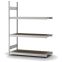 Großfachregal Anbauregal ORION PLUS, 2.000×1.500×500 mm, Spanplatte natur