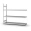 Großfachregal Anbauregal ORION PLUS, 2.000×2.250×500 mm, verzinkt