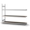 Großfachregal Anbauregal ORION PLUS, 2.000×2.500×500 mm, Spanplatte natur