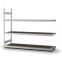 Großfachregal Anbauregal ORION PLUS, 2.000×2.500×600 mm, Spanplatte natur