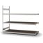 Großfachregal Anbauregal ORION PLUS, 2.000×2.500×800 mm, Spanplatte natur