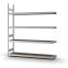 Großfachregal Anbauregal ORION PLUS, 2.500×2.250×400 mm, Spanplatte natur