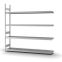 Großfachregal Anbauregal ORION PLUS, 2.500×2.500×400 mm, verzinkt