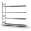 Großfachregal Anbauregal ORION PLUS, 2.500×2.500×500 mm, verzinkt