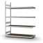 Großfachregal Anbauregal ORION PLUS, 2.500×2.000×600 mm, Spanplatte natur