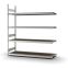 Großfachregal Anbauregal ORION PLUS, 2.500×2.250×600 mm, Spanplatte natur