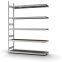 Großfachregal Anbauregal ORION PLUS, 3.000×2.250×500 mm, Spanplatte natur