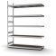 Großfachregal Anbauregal ORION PLUS, 3.000×2.250×600 mm, Spanplatte natur