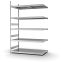 Großfachregal Anbauregal ORION PLUS, 3.000×2.000×800 mm, verzinkt