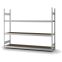 Großfachregal Grundregal ORION PLUS, 2.000×2.500×500 mm, Spanplatte natur
