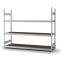 Großfachregal Grundregal ORION PLUS, 2.000×2.500×600 mm, Spanplatte natur
